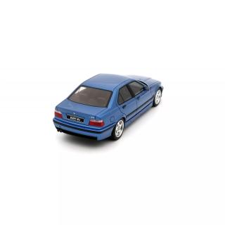 BMW E36 M3 BLUE 1995 OttO mobile 1:18 Resinemodell (Türen, Motorhaube... nicht zu öffnen!)